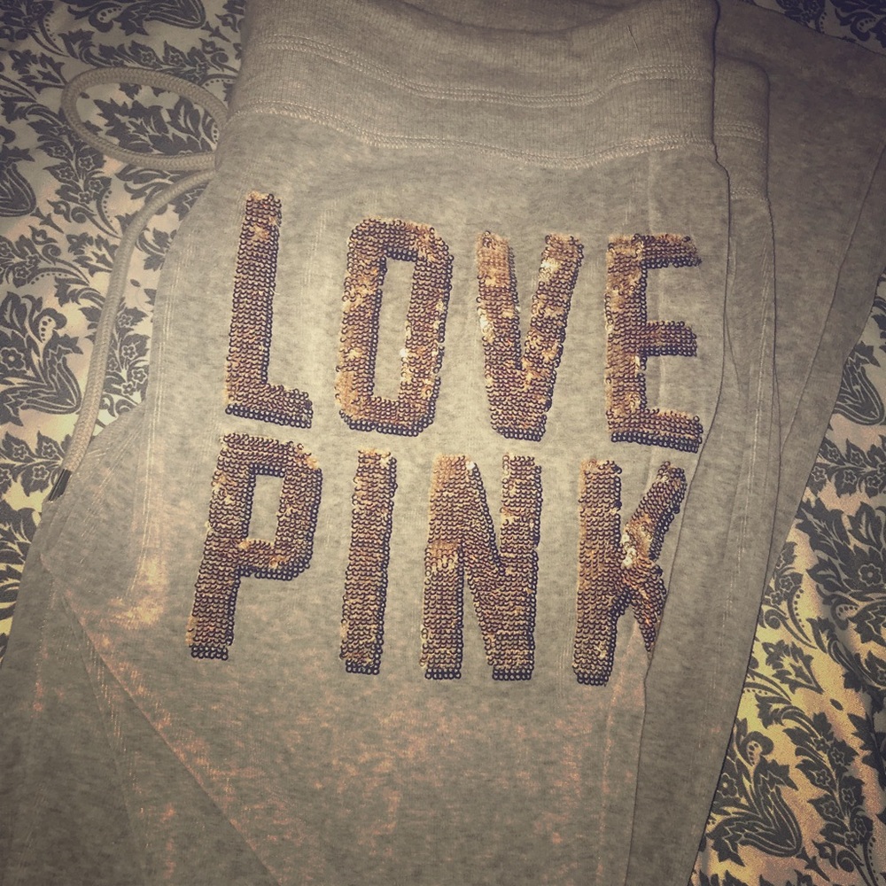 Velour bootcut PINK sweat pants